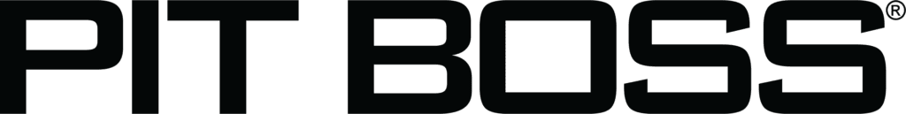 PB-WORDMARK-BLACK_2026 2 Outdoor furniture set with table, chairs, and umbrella in a garden setting.